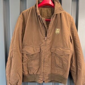 Vtg United Parcel Service UPS Uniform Jacket Size Medium Retro Logo Employee